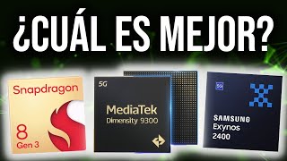 ¿Cual es el MEJOR PROCESADOR de celular en 2024 ✅ Qualcomm Snapdragon MediaTek Dimensity Exynos [upl. by Sirraj238]