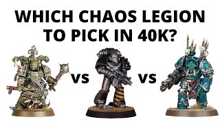 Which Chaos Space Marine Legion to Choose in Warhammer 40K Every Army Reviewed [upl. by Charlton]