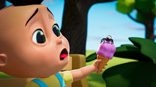 Ice Cream Song  More Children Songs amp Cartoons  Learn with Baby Berry [upl. by Enorahs534]