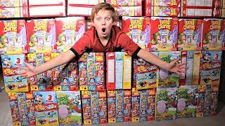 WORLDS SMALLEST Cereal Box Fort [upl. by Lyrahc]