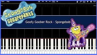 Goofy Goober Rock  Spongebob Synthesia Tutorial Instrumental Video Download [upl. by Minni376]