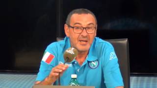 Maurizio Sarri sui tre terzini sinistri in rosa [upl. by Garner63]