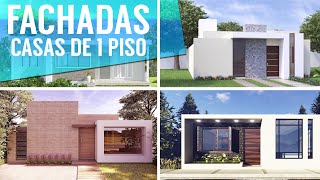 BONITAS FACHADAS de CASAS de UN PISO [upl. by Accire]