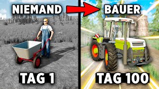 Ich überlebe 100 Tage LandwirtschaftsSimulator auf Niemandsland Film [upl. by Saidee]