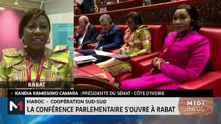 Conférence parlementaire sur la coopération SudSud Les détails avec Kandia Kamissoko Camara [upl. by Ayres]