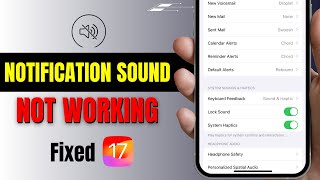 iPhone Message Notification Sound Not Working On IOS 16 2024 [upl. by Aldarcy]