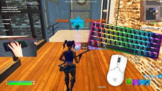 Razer Huntsman Mini Analog Keyboard Sounds 😴 ASMR 😍 Smooth Fortnite Titled Towers Gameplay 240FPS [upl. by Anilam569]