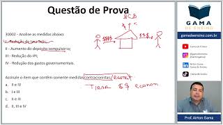 QUESTÃO 30002  POLÍTICA FISCAL CPA20 CEA AI ANCORD [upl. by Giltzow]