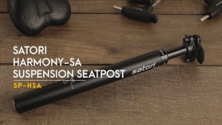 SATORI SPHSA HARMONYSA Road Mountain Bike Suspension Seatpost [upl. by Aelanna]