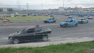 lochgelly Raceway rookie bangers Scottish championship 2024 [upl. by Arikat168]