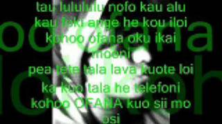 Tongan Love song Lyrics [upl. by Nabla]