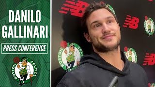 Danilo Gallinari ACL Tear Injury Update  Celtics Practice [upl. by Eissert]