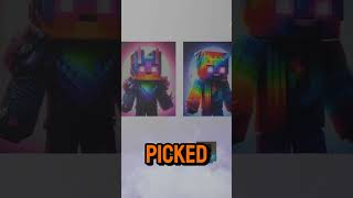 NEW RAINBOW skins In MInecraft shorts skins SkinMaster Skingame [upl. by Martino]