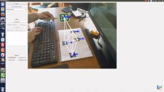 Augmented Reality demo 01  Multiple markers tracking ArUco  QGLViewer [upl. by Aknaib672]