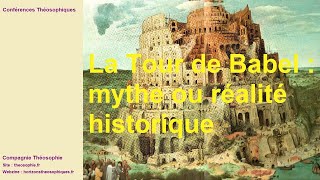 La Tour de Babel  mythe ou réalité historique [upl. by Nacim877]