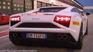 2013 Lamborghini Gallardo LP5604 Start and Accelerations [upl. by Tram]