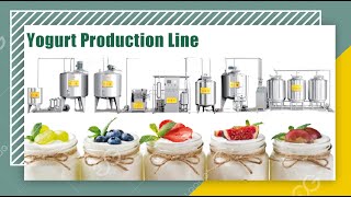 Small Scale Yoghurt Production Equipment  Yogurt Production Line Factory [upl. by Aicenert826]