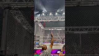 Adam Copeland Edge jumping off the cage at AEW Double or Nothing [upl. by Netsirk]