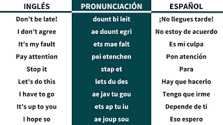 Frases útiles para conversar en inglés [upl. by Leunamme]