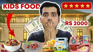 Spending Rs5000 on Kids Menu at Expensive Hotels  Expensive Budget Food Challenge [upl. by Laiceps]