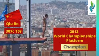 2013 Qiu Bo 邱波  Team China  307c  10s  World Diving Championships  Platform Diving [upl. by Sunil557]