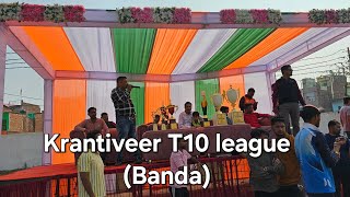 Roshan singh Dare devils VS Mangal pandey firearms Krantiveer t10 league 🏆Bandaup [upl. by Obau724]