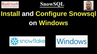 SnowSQL Installation and Configuration on Windows and Create Connection with Snowflake [upl. by Lerrehs602]