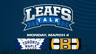 Maple Leafs vs Bruins LIVE Post Game Reaction  Leafs Talk [upl. by Eidok]