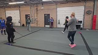 Scioto Open 2024  Lacey Eck vs Thomas Kesler Div A Longsword [upl. by Erdnael960]