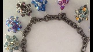 Laura Timmons Creates a Wire Crochet Bead Ball Bracelet on Beads Baubles amp Jewels 19083 [upl. by Annayk]