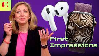 Apples New Wearables Apple Watch Series 10 and AirPods 4 Tested [upl. by Eulalee]