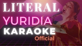 YURIDIA  LITERAL KARAOKE Oficial yuridia yuridialiteral literalyuridiakaraoke literal [upl. by Wagshul]