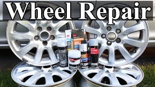 How to Repair Wheels with Curb Rash and Scratches [upl. by Cohla]