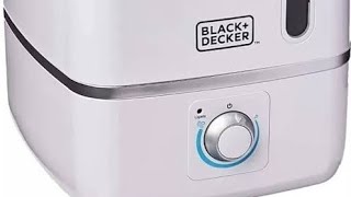 Black Decker Umidificador de Ar Prático e Portátil com Capacidade de 25L Modelo AIR1000 Bivolt [upl. by Kiel]