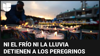 Así es la peregrinación de fieles al cerro del Tepeyac para rendir homenaje a la Virgen de Guadalupe [upl. by Sue534]