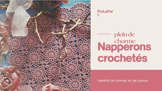 💮Des points raffinés Napperons avec les schémas 🌸🍃 [upl. by Casper]