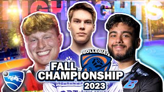 WHO TAKES THE 30K CRL FALL CHAMPIONSHIP 2023 HIGHLIGHTS  Collegiate Rocket League [upl. by Aicercul]