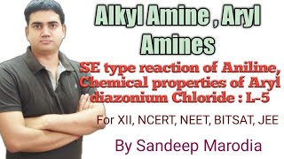 Class 12 L5  Alkyl Amines and Aryl Amine [upl. by Reste392]