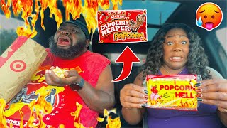 I GAVE MY HUSBAND THE WORLDS HOTTEST POPCORN [upl. by Anselmi]