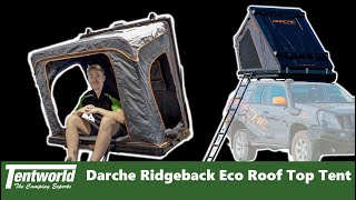 Darches First Hard Shell Roof Top Tent  Ridgeback Eco [upl. by Yerahcaz679]