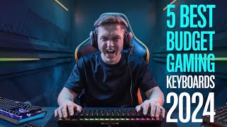 5 BEST Budget Gaming Keyboards In 2024 [upl. by Ydor]