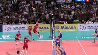 Bulgaria  Russia 1072011 World League Varna [upl. by Tahp]