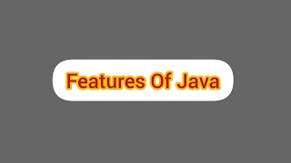 Features Of Java  Java features short java javafeatures youtubeshorts [upl. by Ppilihp]