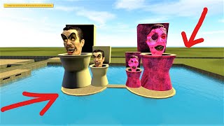 12 Spartan Kicking Skibidi Toilets in The Giant Water Pit  Garrys Mod [upl. by Etz]