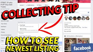 How To See Newest Post In Facebook Groups  60 Sec Tip [upl. by Aicelet]