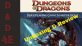 Dungeons amp Dragons 4 Starter Set Unboxing amp Review [upl. by Joel]