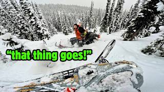 Can a Naturally Aspirated Snowmobile keep up to TURBOS [upl. by Eserahs]