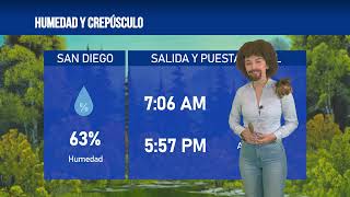 El clima en San Diego para hoy 31 de octubre de 2024 con Bob Ross [upl. by Atteiram]