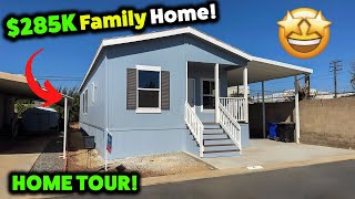 This 285K Mobile Home in Montclair CA is Stunning 3 Bed 2 Bath Tour  Hacienda 4 [upl. by Jem]