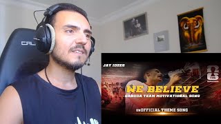 WE BELIEVE Garuda Team Motivational Song  THEME SONG TIMNAS INDONESIA Reaction [upl. by Merell]